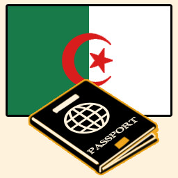 Algerian Passport achievement artwork