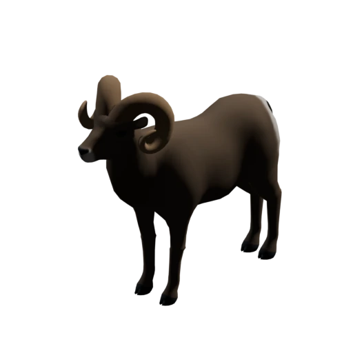 Bighorn Sheep game model in Over the Hill