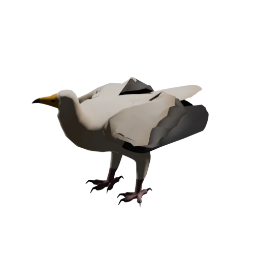 Egyptian Vulture game model in Over the Hill